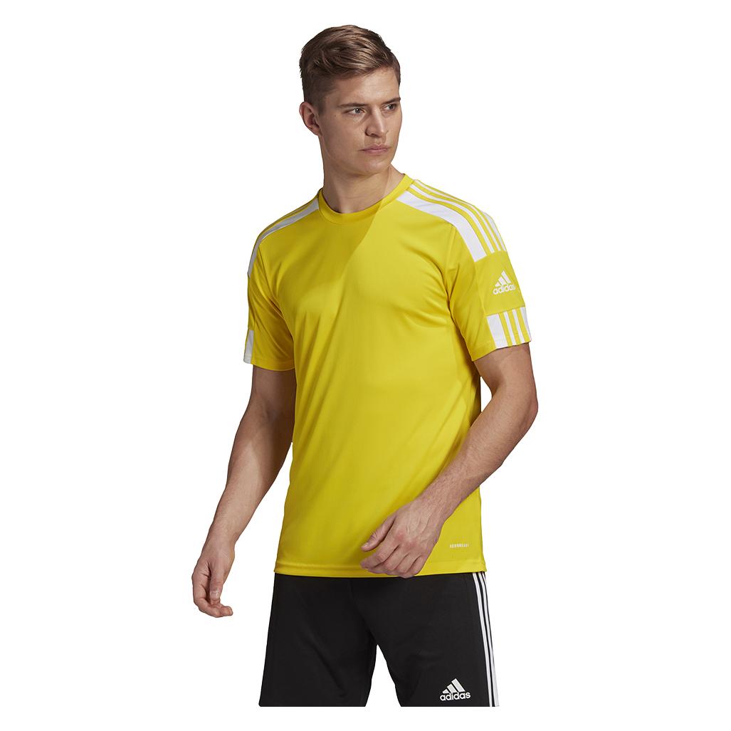 Adidas, Mannen, Sportief Shirt, Squadra 21 Jersey Korte Mouw (L), Geel, L