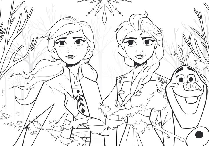 Actual product image Lisciani Puzzle Supermaxi 60 double sided Frozen 2 (60 pieces)