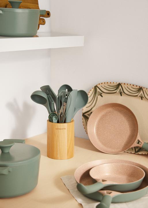 Image du produit Create Küchenutensilien-Set - Silikon und Holz