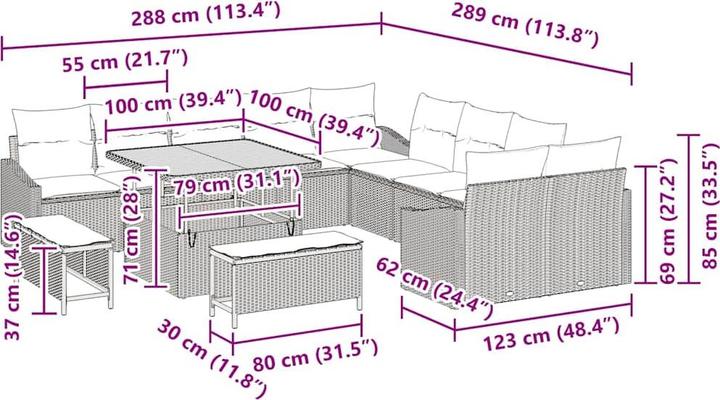 Produktbild vidaXL Brycen