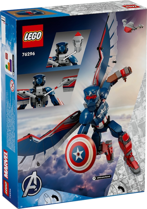 Immagine prodotto LEGO Nuova figura da costruzione di Capitan America (76296, LEGO Marvel)