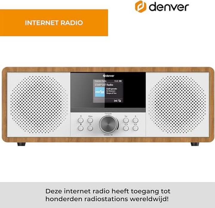 Image du produit Denver MIR-270DW (DAB+ DAB, FM, Radio Internet, Bluetooth, WiFi)