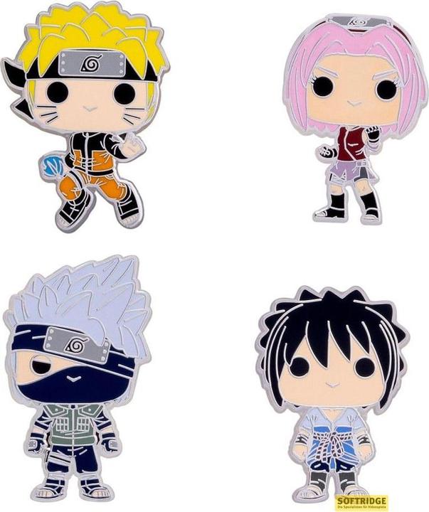 Image du produit Funko NARUTO - 4pk Pin Set - Team 7