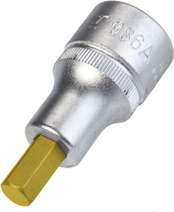 Produktbild HAZET Schraubendreher-Steckschlüsseleinsatz 986A-5/16 ∙ Vierkant12,5 mm (1/2 Zoll) ∙ Innen Sechskan… (5/16")