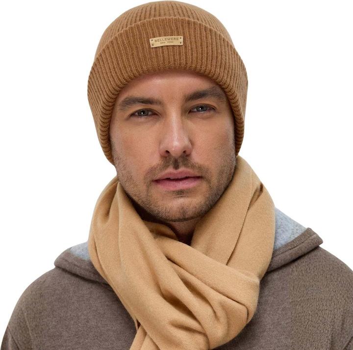 Image du produit Bellemere Headgear Ribbed Lambswool Beanie (Taille unique)