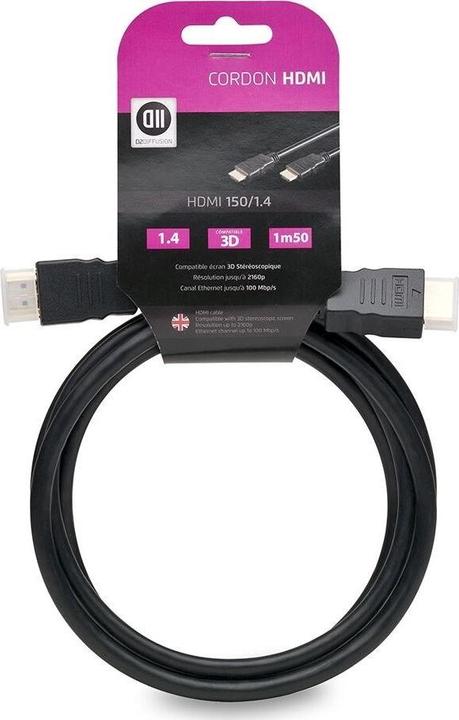 Produktbild D2 Diffusion Cable compatible HDMI 1,5m M/M (1.50 m)
