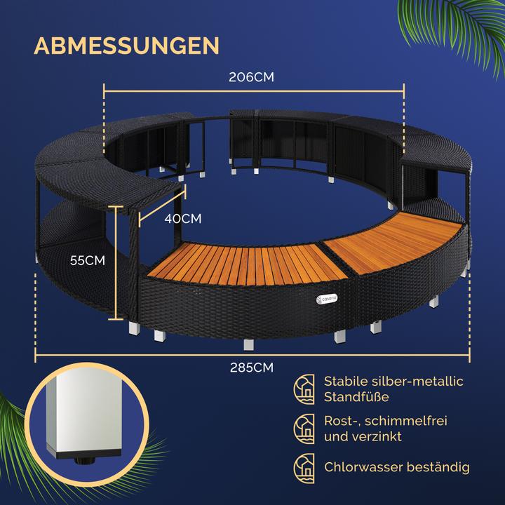 Actual product image Deuba Jacuzzi