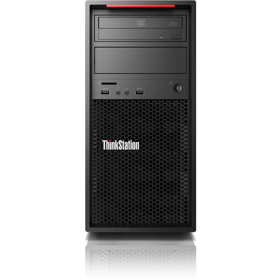Lenovo ThinkStation P520c (512 GB, 32 GB, Intel Xeon W-2225), PC, Schwarz