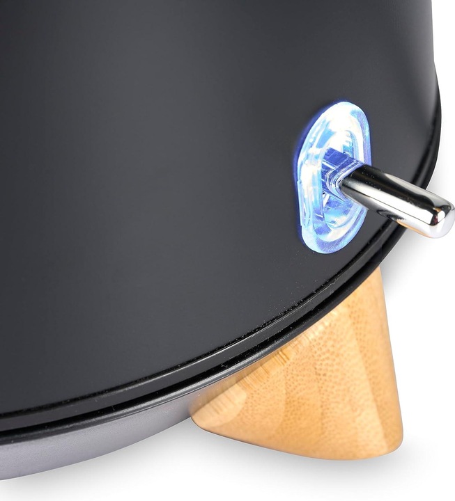 Immagine prodotto Princess 01.236061.01.001 Bollitore cordless, protezione da surriscaldamento Nero (1.70 l, Spina UE)