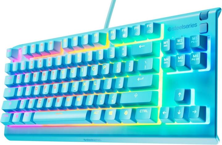 Actual product image SteelSeries Apex 3 TKL US, aqua (US, Cable)