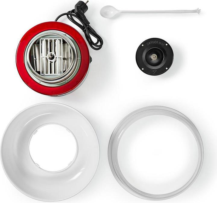 Produktbild Nedis FCCM100FRD - Výrobník Cukrové Vaty | 500 W | Červená/Bílá