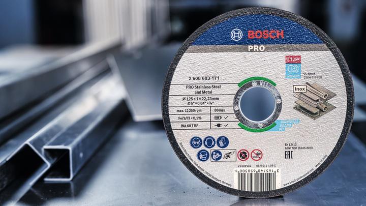 Produktbild Bosch Professional Zubehör PRO Stainless Steel and Metal Trennscheibe, 125 x 1 x 22,23 mm