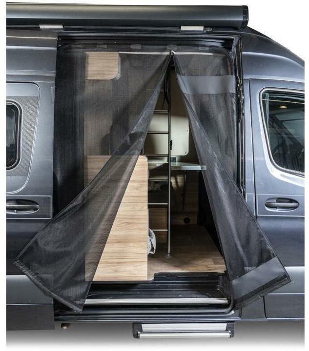 Produktbild VanQuito Moskitonetz Schiebetür fine-mesh MB Sprinter ab 2014