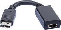 Produktbild Art KABADA DP/HD AL-OEM-84 cable gender changer DisplayPort HDMI Black (HDMI, 10 cm)