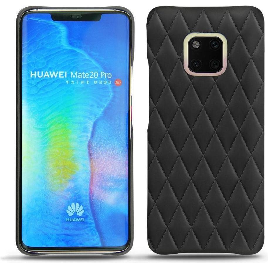 Noreve Lederschutzhülle (Huawei Mate 20 Pro), Smartphone Hülle, Schwarz