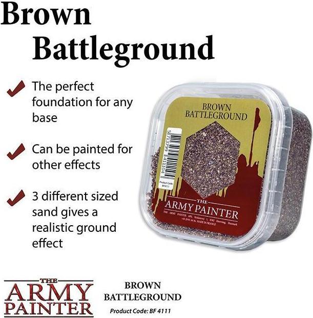 Actual product image Army Painter ARM04111 - Brown Battleground/Brown Underground