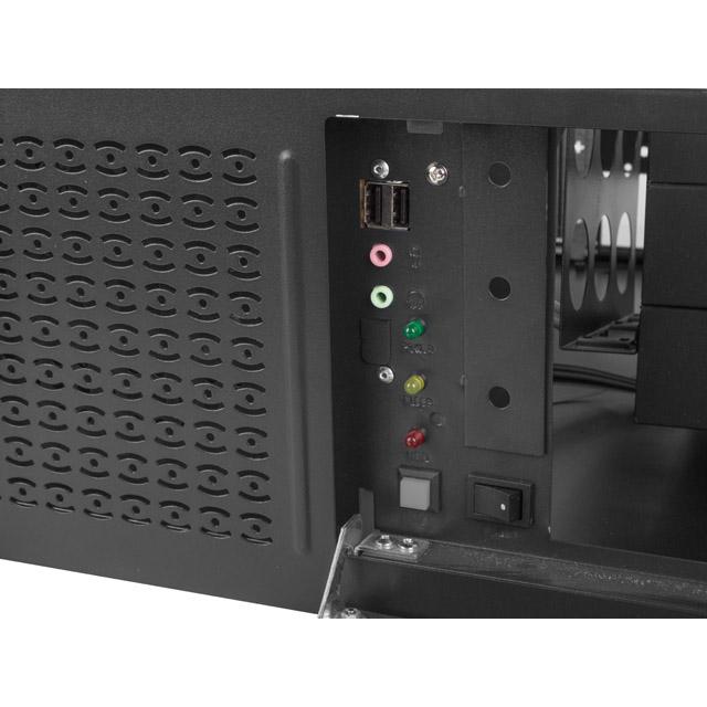 Thumbnail - Lanberg SC01-4504-08B Modulares Servergehäuse Rack (4U), Server Barebone