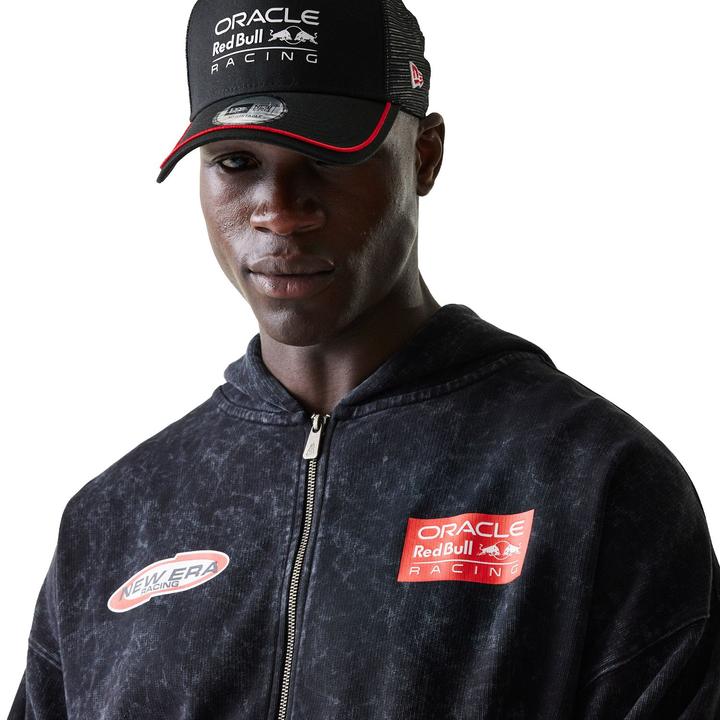 Produktbild New Era Oversized Zip Hoody - PATCHES Red Bull Racing - M (M)