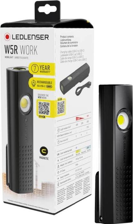 Immagine prodotto Ledlenser Lavoro W5R (15.30 cm, 600 lm)