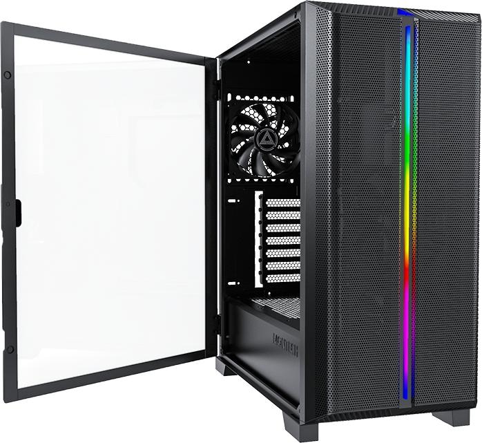 Actual product image Montech SKY ONE Lite, Midi Tower, Tempered Glass - black (Mini-ITX, mATX)
