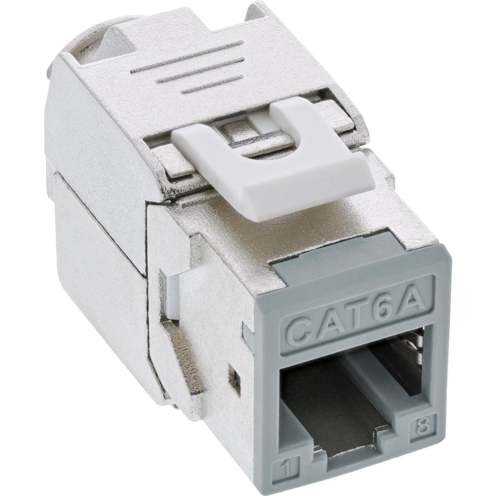 InLine 8er Pack Keystone RJ45 Buchse (Keystone Modul), Netzwerk Zubehör