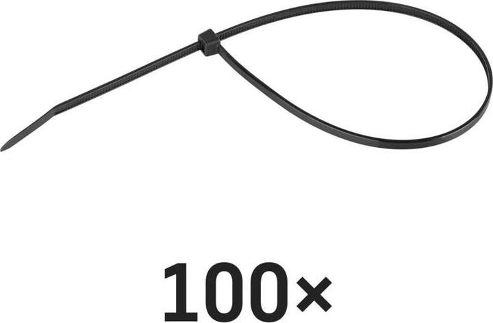 Actual product image Emos Cable tie 300×3,5, black, 100 pcs (300 mm, 100 pcs.)