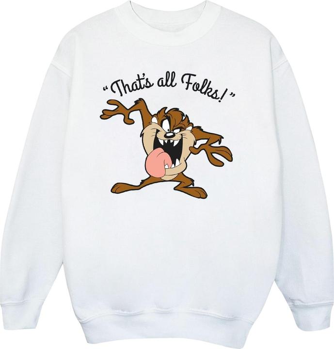 Immagine prodotto Looney Tunes That's All Folks Felpa Diavolo della Tasmania Ragazzi (140, 146)