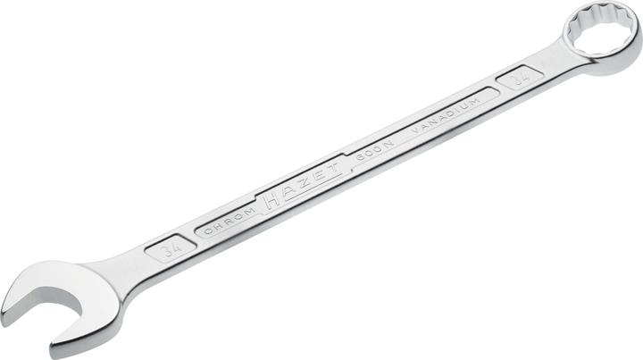 Produktbild HAZET Ring-Maulschlüssel 600N-34 ∙ Aussen Doppel-Sechskant-Tractionsprofil ∙ 34 mm (34 mm)