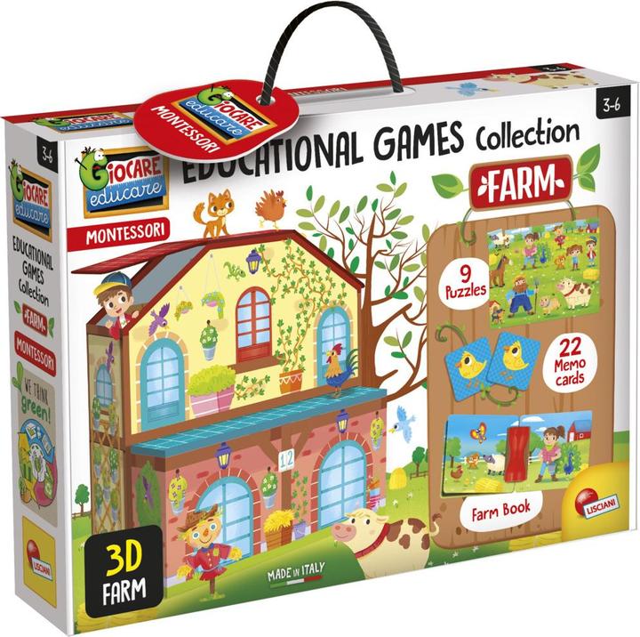Actual product image Lisciani Educational Games Collection - Farma