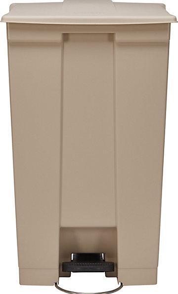 Image du produit Vepa Bins Poubelle industrielle à pédale, capacité 87 l, avec roulette-cylindre, beige. (87 l)