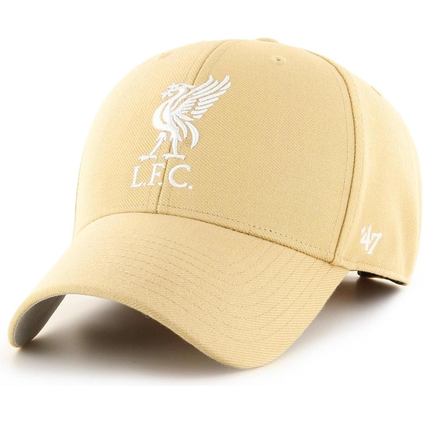 47 Brand, Herren, Cap, Relaxed Fit FC Liverpool, Beige, (One Size)