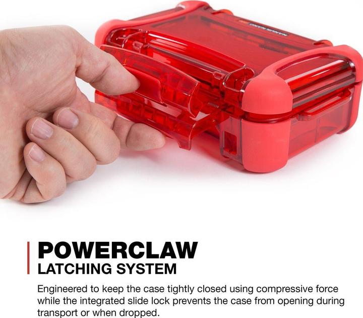 Actual product image Nanuk Outdoor Case Nano Case 330 Red (Photo case, 1.63 l)