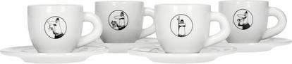 Produktbild Bialetti Y0TZ033 Set 4 Mokatassen Carosello (50 ml, 4 x)