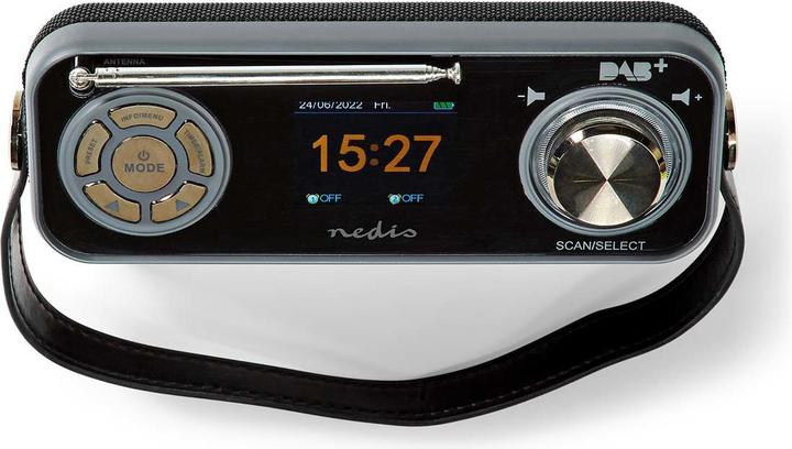 Image du produit Nedis Radio DAB (DAB, DAB+ DAB, FM, Bluetooth, WiFi)