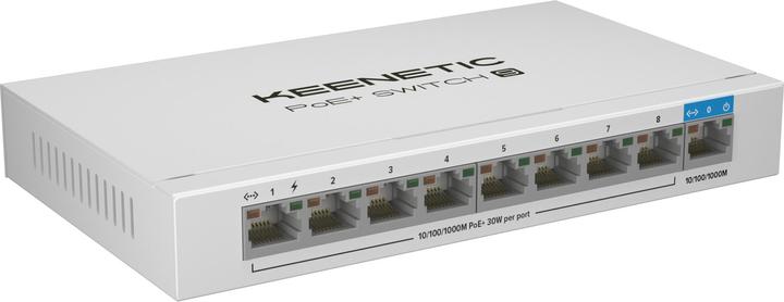 Immagine prodotto Keenetic Switch POE+ 9 UE Switch PoE+ 8 porte + 1 Uplink (9 porte)