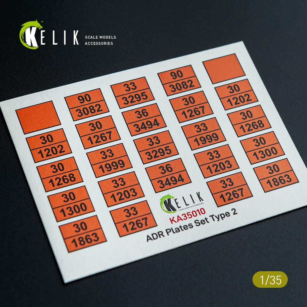 Kelik ADR Plates Set Type 2 - Decal for models