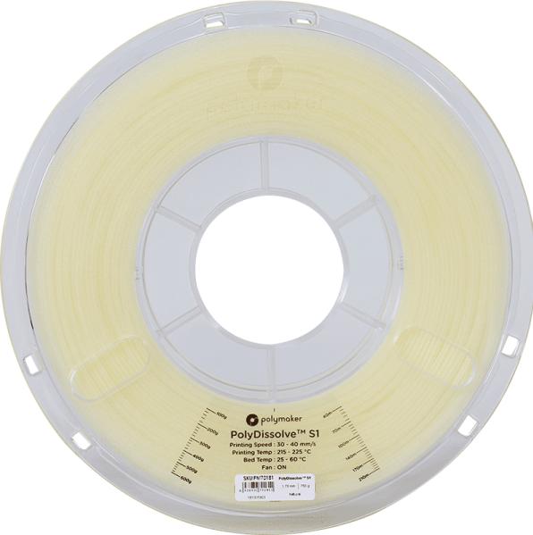 Produktbild Polymaker 70181 Filament 1.75 mm 750 g Natur PolyDissolve 1 St. (PolySupport, 1.75 mm, 750 g, Transparent)