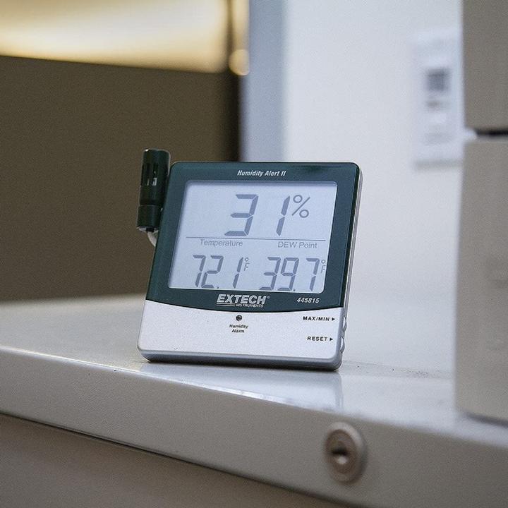 Actual product image Extech Thermo-hygrometer with humidity alarm, 10... 99%, -10... 60°C