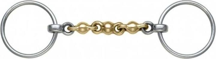 Shires Brass Waterford bit Water head snaffle