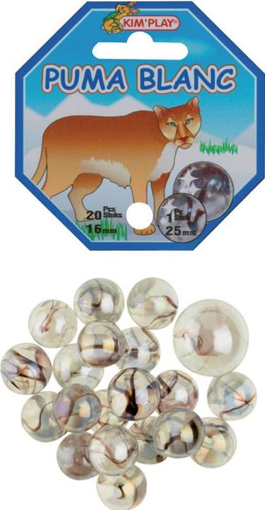 Actual product image Kim'Play 20+1 BILLES PUMA BLANC