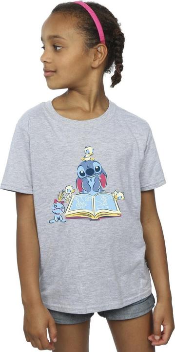 Produktbild Disney Lilo & Stitch Reading A Book TShirt Mädchen (128)