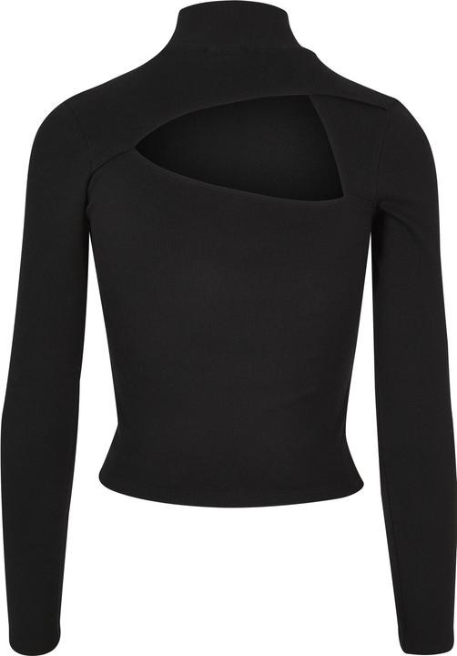 Actual product image Urban Classics Ladies Rib Back Cut Out Longsleeve (S)