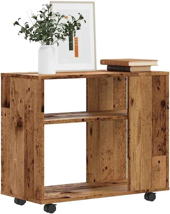 Produktbild vidaXL Beistelltisch Altholz-Optik 70x35x55 cm Holzwerkstoff Ablagetisch (70 x 35 x 55 cm)