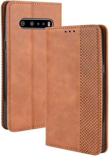 Produktbild MU Classic Retro Leder Bookcover Series (LG V60 ThinQ 5G)