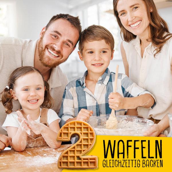 Actual product image Gourmetmaxx Waffle iron black/silver