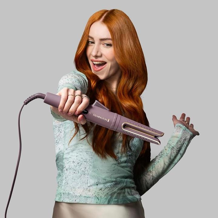 Actual product image Remington Ionic rotating curling iron with ceramic coating, digital temperature control, automatic shut-off