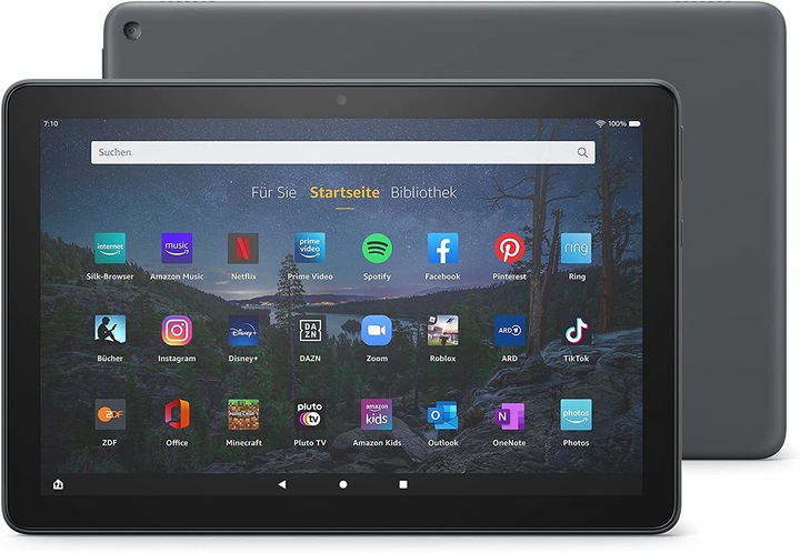 Amazon Fire HD 10 Plus (2021) inkl. Alexa (10.10", 64 GB, Schiefergrau)