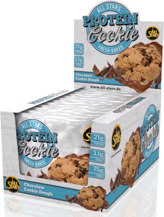 Produktbild All Stars Protein Cookie (12 x 75g) (Cookies and Cream, 12 Stk., 900 g)