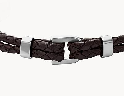 Produktbild Fossil Vintage Casual (18 cm, Edelstahl, Leder)