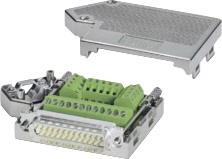 Actual product image Phoenix Contact 25 way 45 deg D plug w/backshell,1A